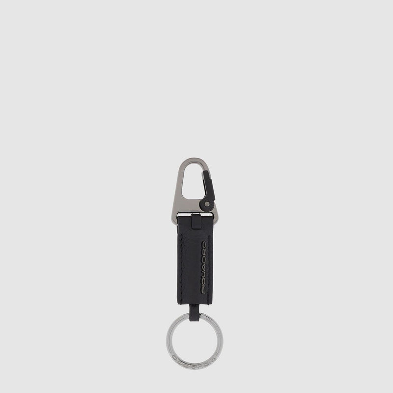 Keychain with carabiner hook