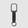 Leather Keyring with Carabiner and Two Rings