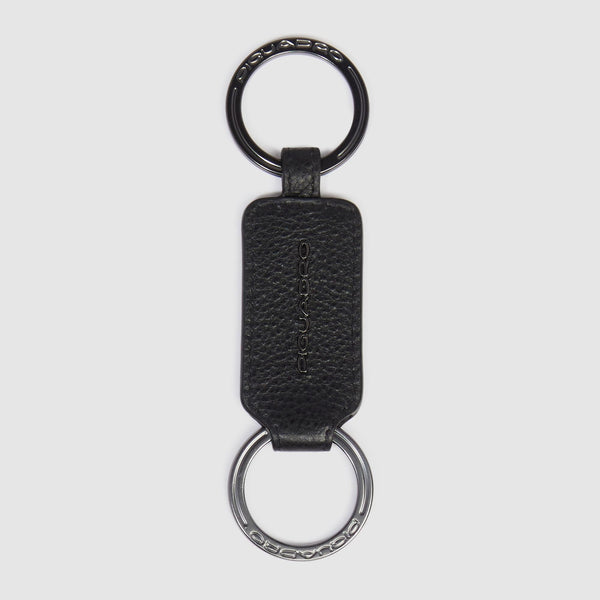 Porte-clés homme avec deux anneaux