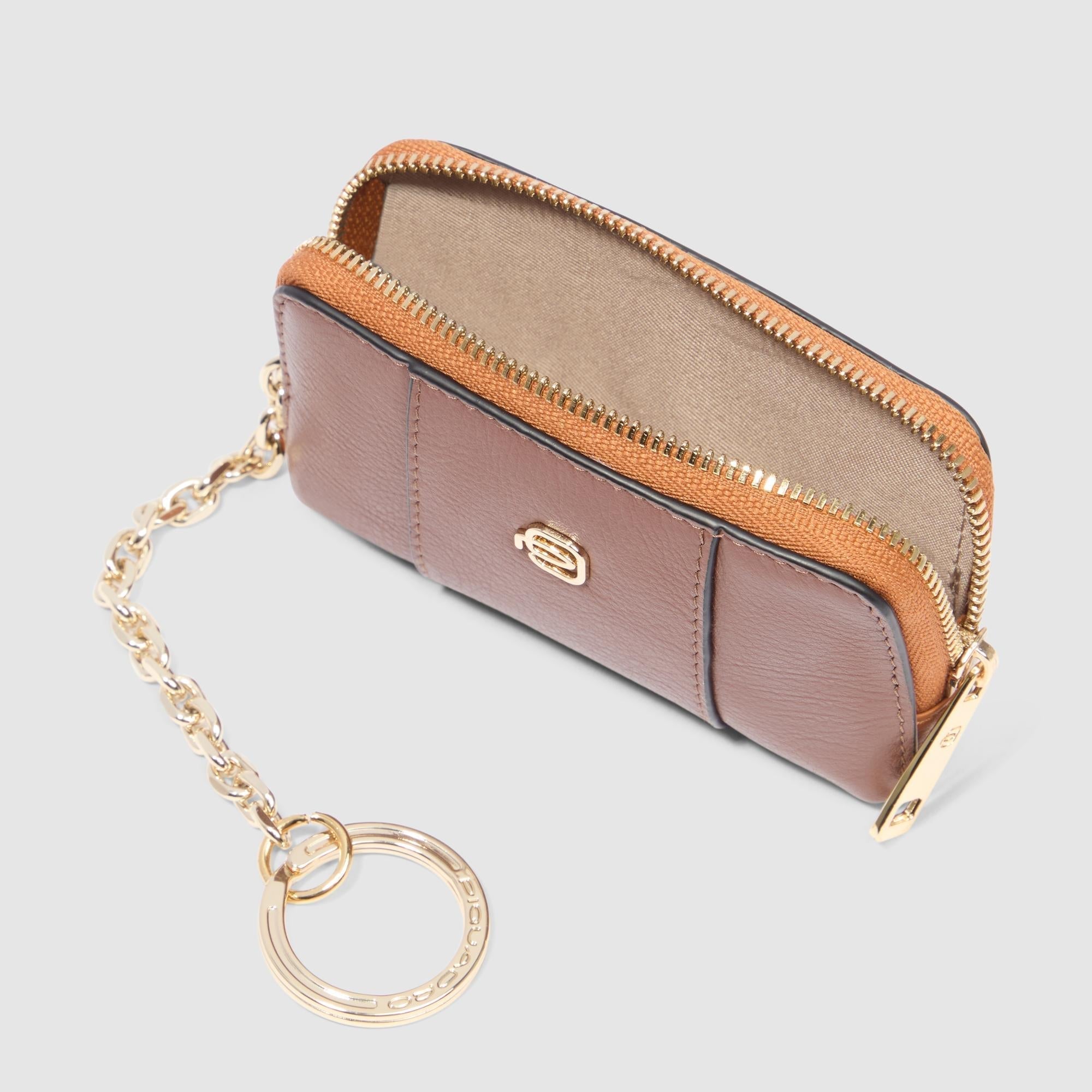 The Bridge - Astuccio Portachiavi Story grande con zip in pelle The Bridge - Astuccio Portachiavi Story grande con zip in pelle