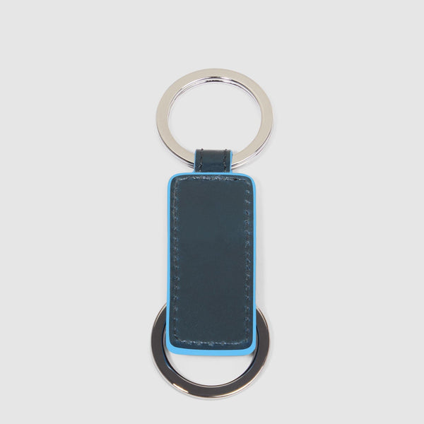Schlüsselanhänger aus Leder mit zwei Ringen - 3