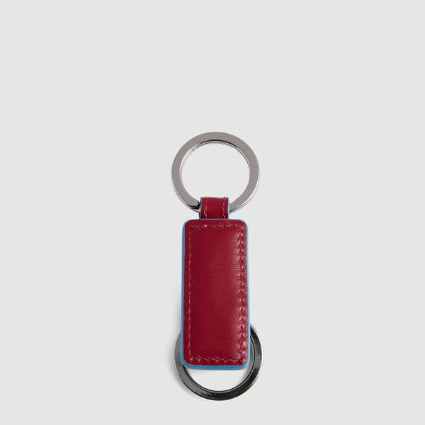 Schlüsselanhänger aus Leder mit zwei Ringen - 2
