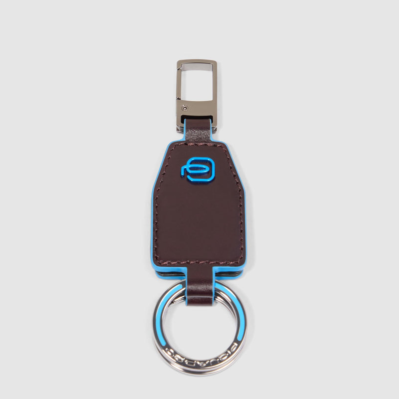 Divisible leather keyring