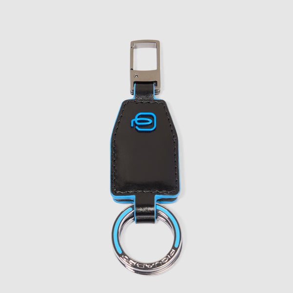 Divisible leather keyring