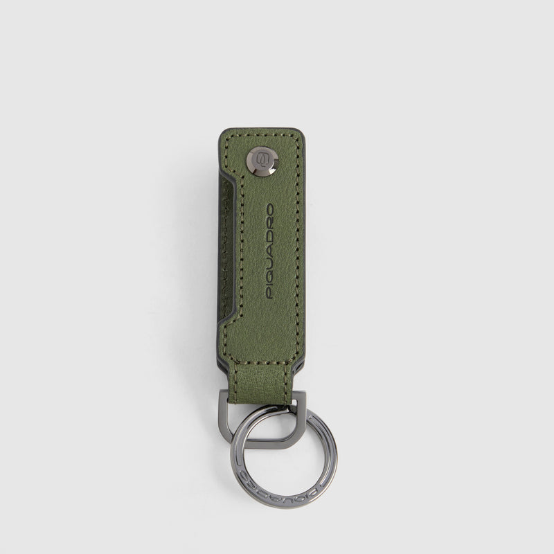 Leather Keychain with Money Clip