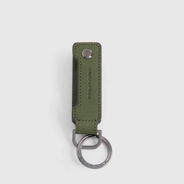 Leather Keychain with Money Clip - 1