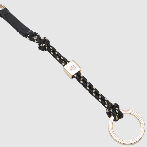 Leather Key Case with Carabiner and Ring - 2