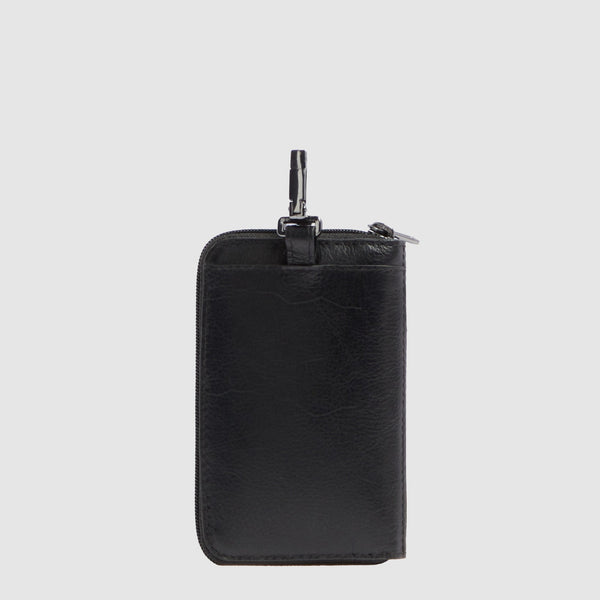 Étui à clés en cuir avec porte-cartes de crédit - 2
