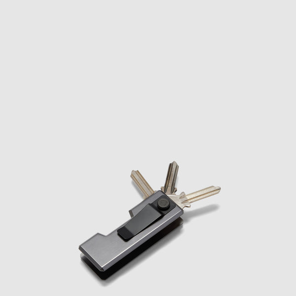 Leather and Aluminum Keychain with Money Clip - 3