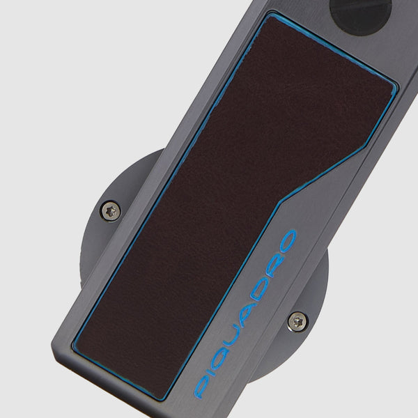 Portachiavi con porta AirTag®, personalizzabile - Mogano - foto 3