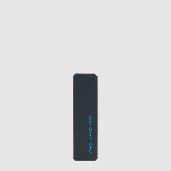 Leather Keychain with Find My Tracker and Engravable Tag - 1