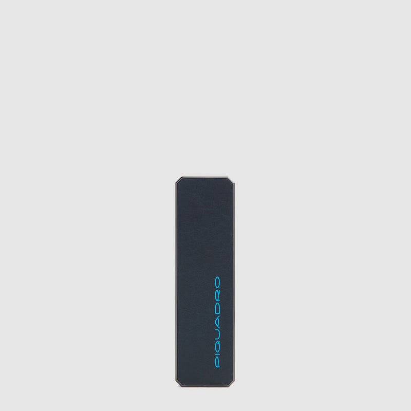 Leather Keychain with Find My Tracker and Engravable Tag - 1