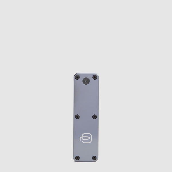 Leather Keychain with Find My Tracker and Engravable Tag - 2