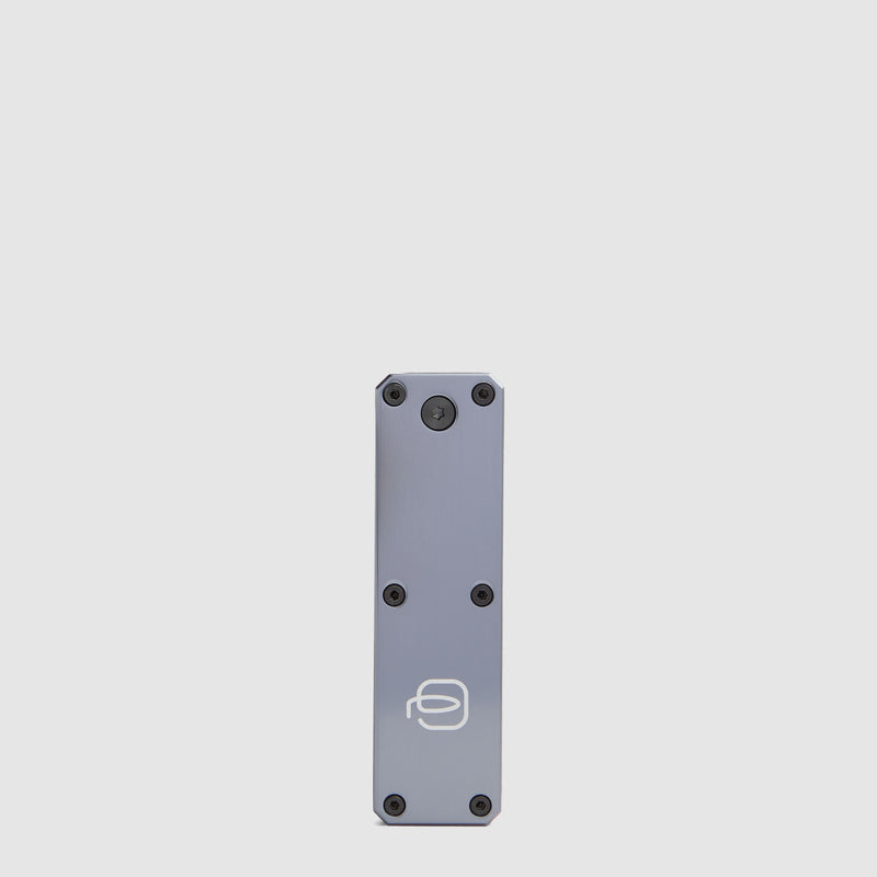 Leather Keychain with Find My Tracker and Engravable Tag - 2