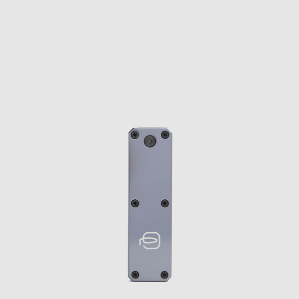 Leather Keychain with Find My Tracker and Engravable Tag - 2