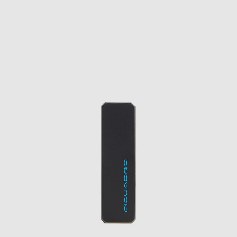 Leather Keychain with Find My Tracker and Engravable Tag