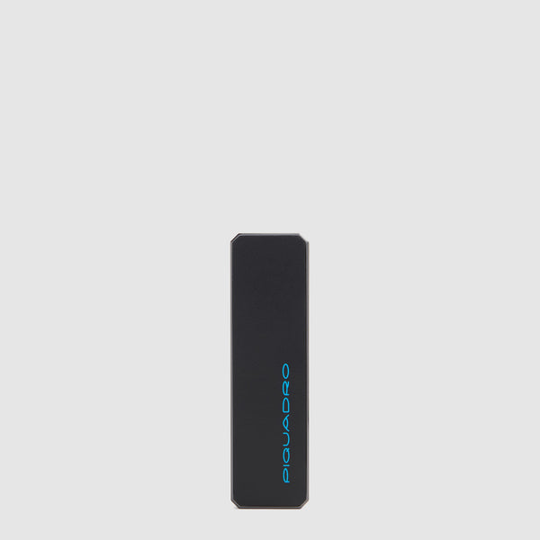 Leather Keychain with Find My Tracker and Engravable Tag - 1