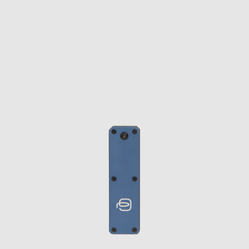 Personalizable leather keychain with tracker - 2
