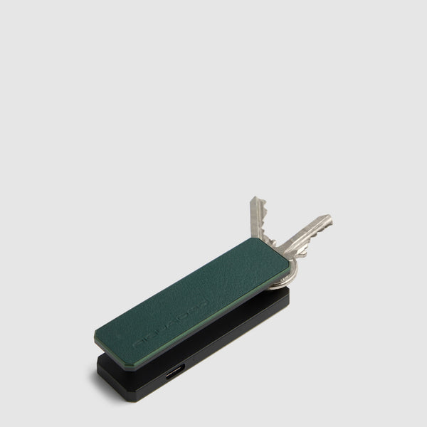Leather Keyring with Tracker, Find My Compatible - 3