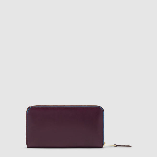 Zip-around women’s wallet with four dividers - 3