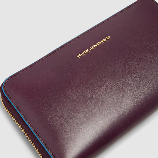 Zip-around women’s wallet with four dividers - 5