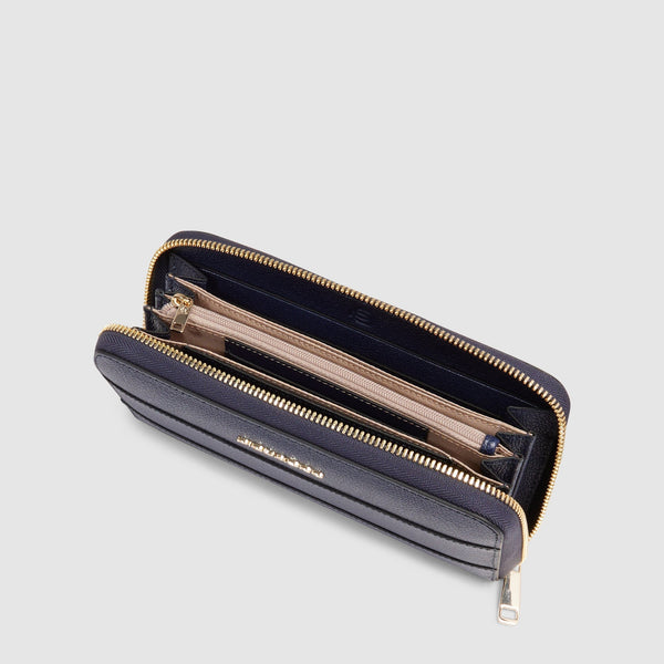 Zip-around women’s wallet with four dividers - 4
