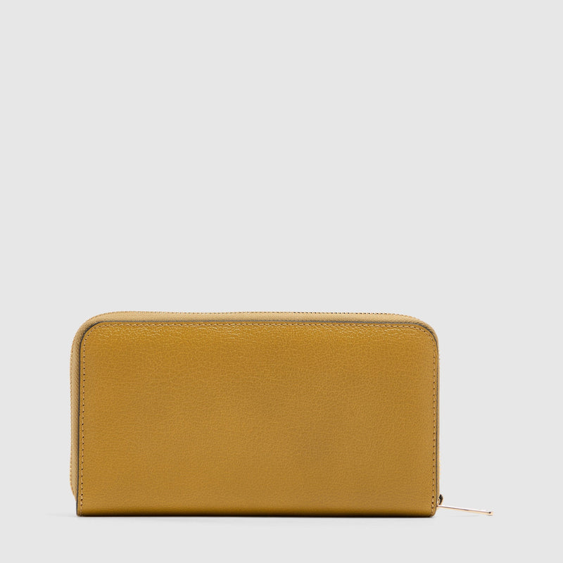 Portafogli donna grande zip-around