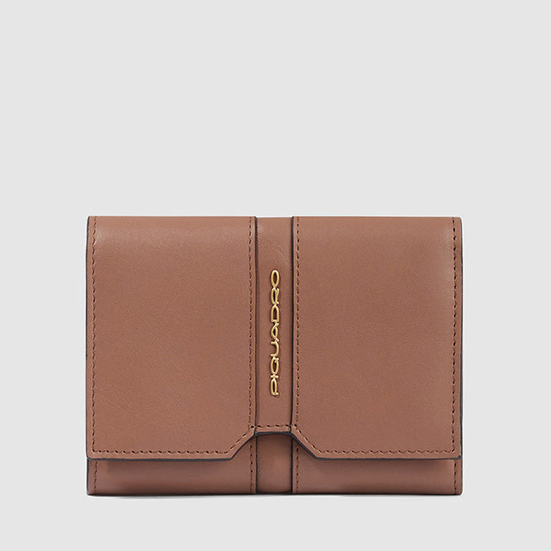 Cartera billetera triple pequeña mujer 