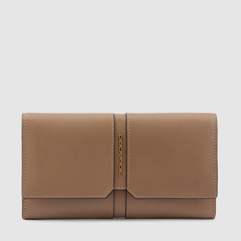 Women’s trifold smartphone wallet with coin pocket