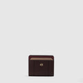 Small Leather Bifold Wallet, 4 Card Slots & RFID