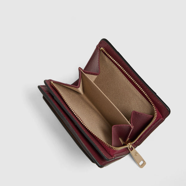 Small Leather Bifold Wallet, 4 Card Slots & RFID - 5