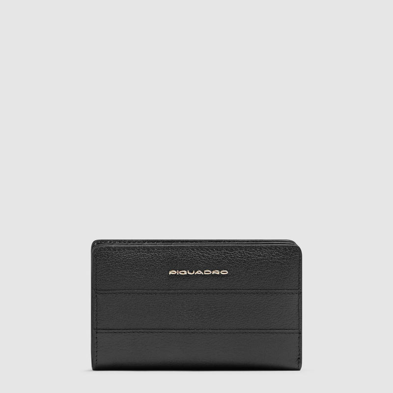 Women's Leather RFID Wallet with 10 Card Slots - 25