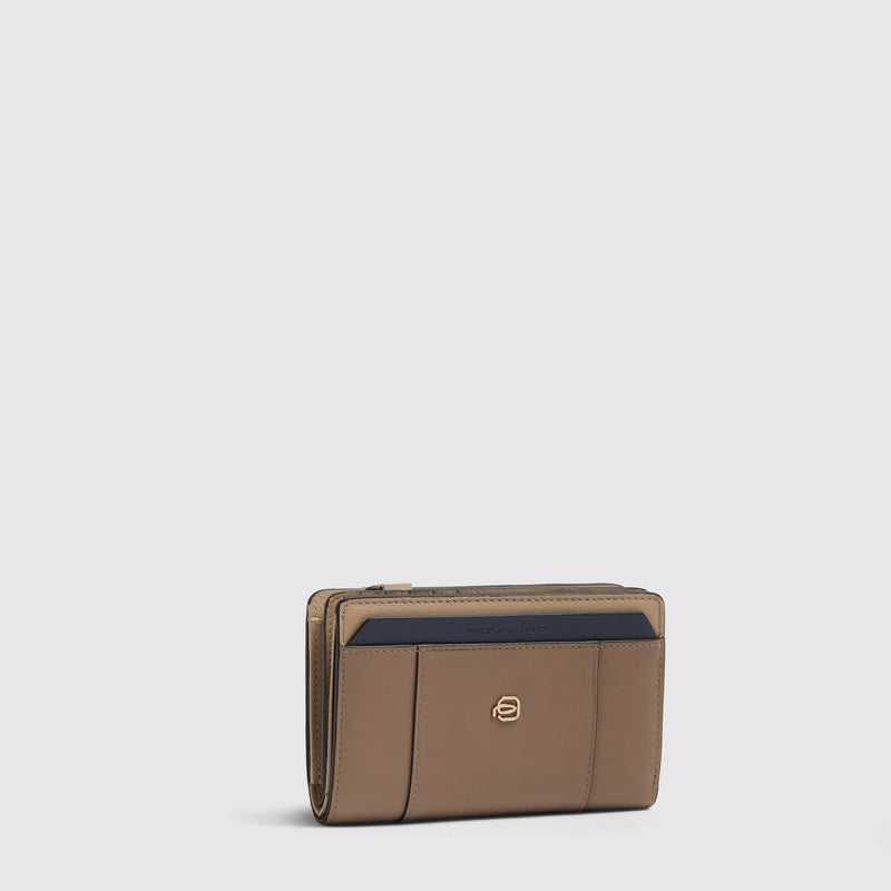 Women's Leather Wallet, 10 Card Slots & RFID Blocking - alternate view