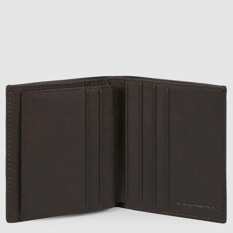 Leather men's credit card pouch