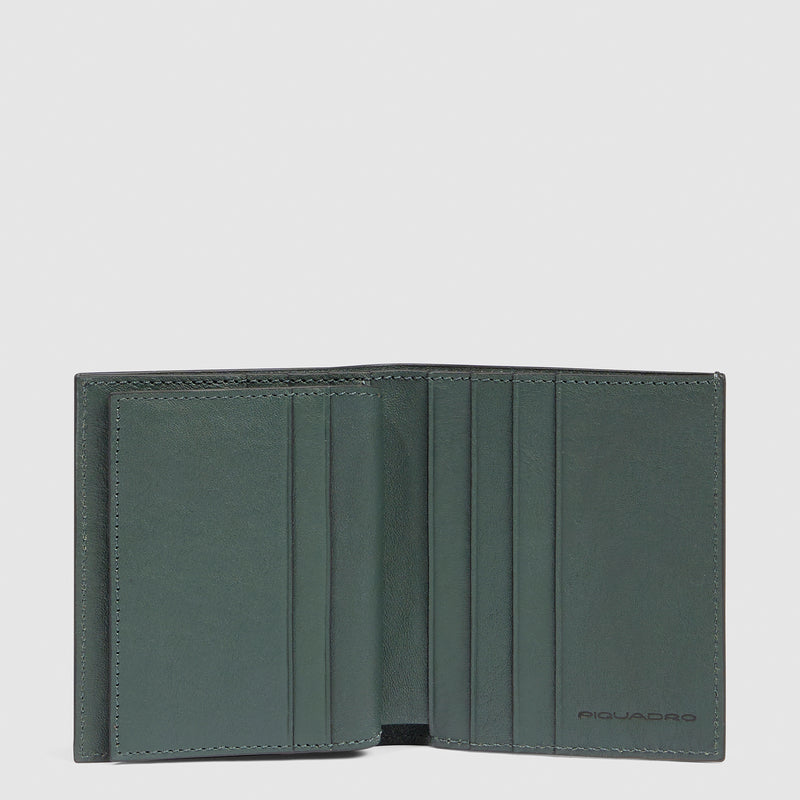 Leather men's credit card pouch