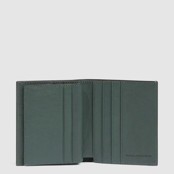 Leather men's credit card pouch