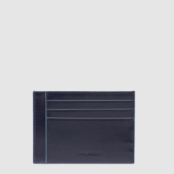 Leather men's slim credit card holder