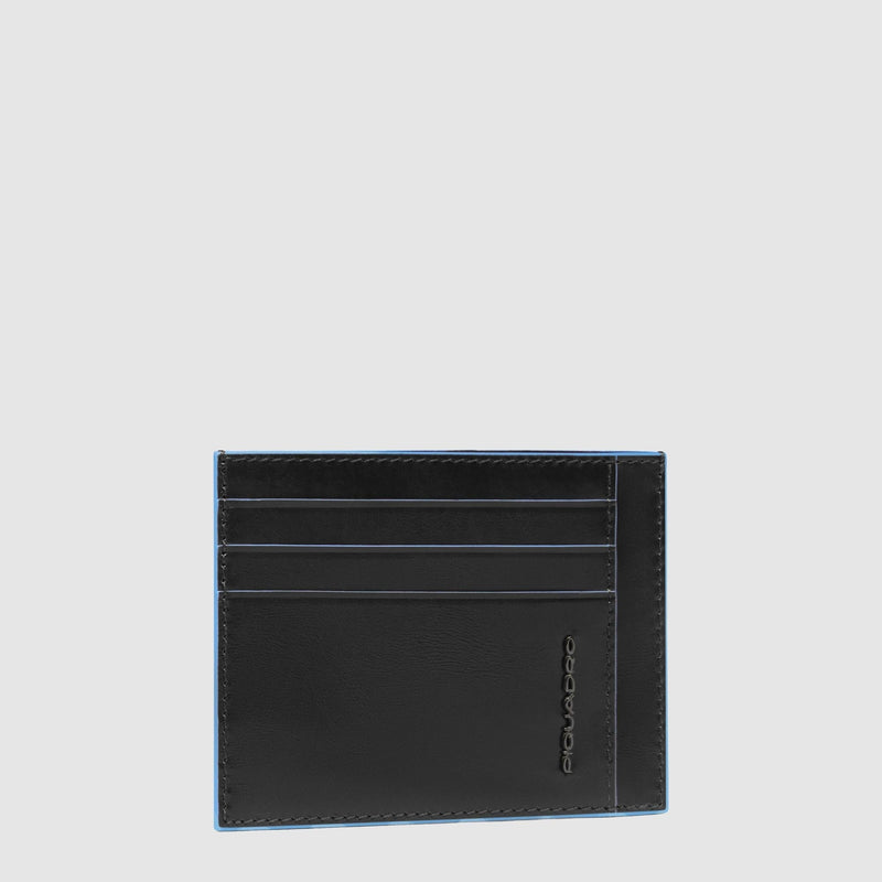 Leather men's slim credit card holder