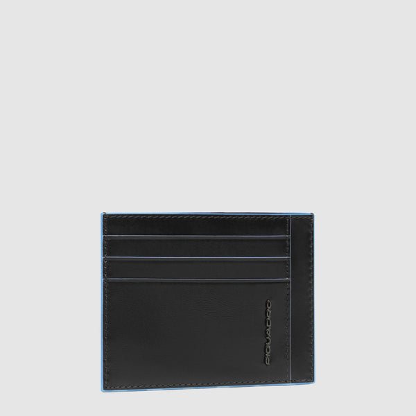 Leather men's slim credit card holder
