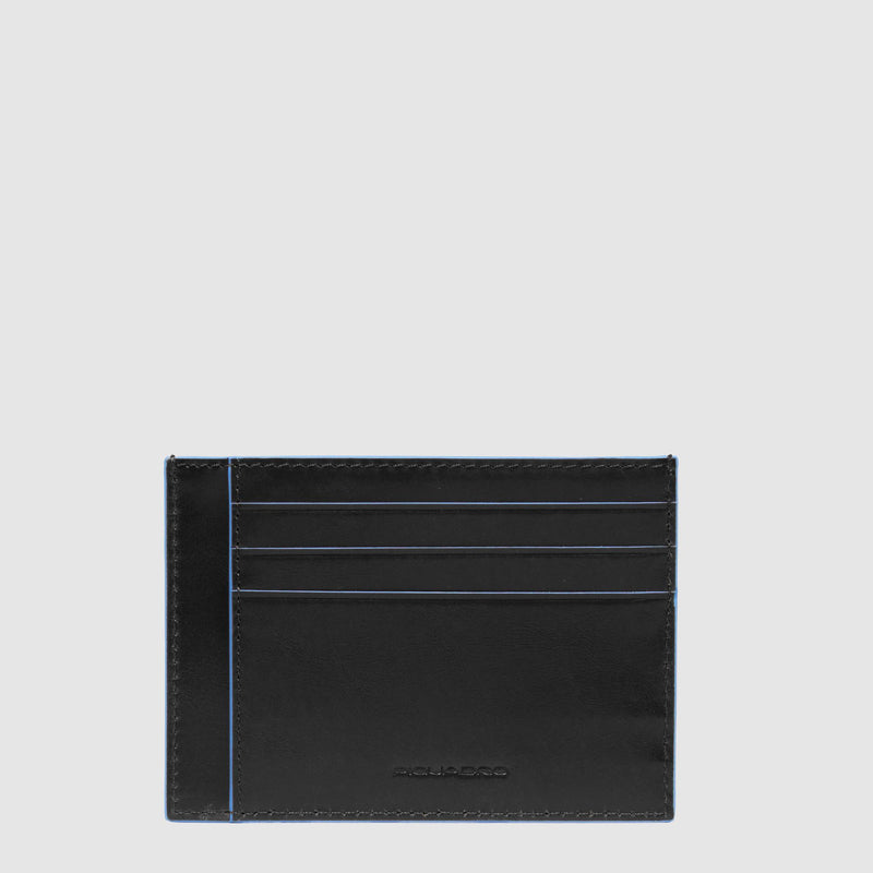 Leather men's slim credit card holder