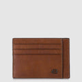 Slim Leather Card Holder with 6 Slots & RFID Protection