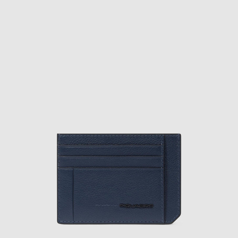 Slim 6-Card Leather Card Holder with RFID Protection