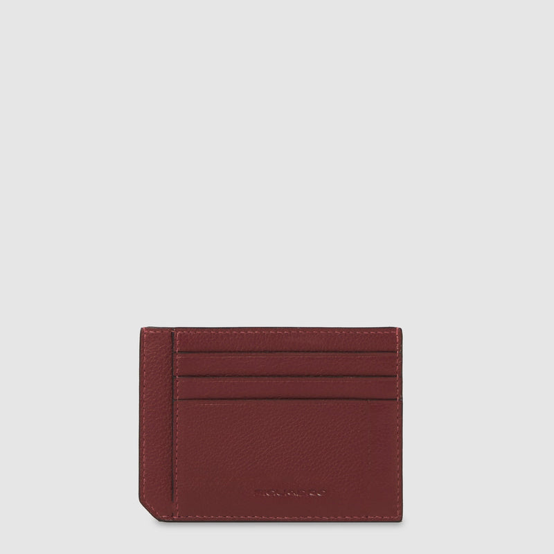 Slim 6-Card Leather Card Holder with RFID Protection