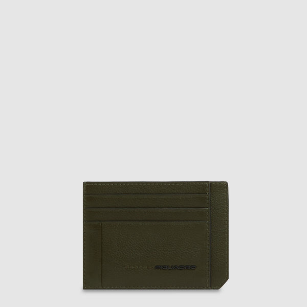 Slim 6-Card Leather Card Holder with RFID Protection - 1