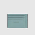 Women's Slim Leather Card Holder, 6 Cards, RFID Protection