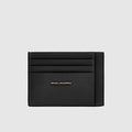 Women's Slim Leather Card Holder, 6 Cards, RFID Protection