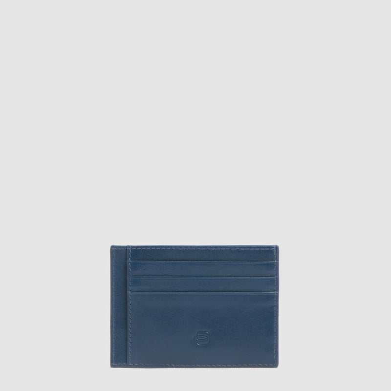 Leather men's slim credit card holder