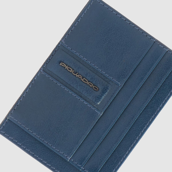 Slim Leather Card Holder with 6 Slots and RFID Protection - 3