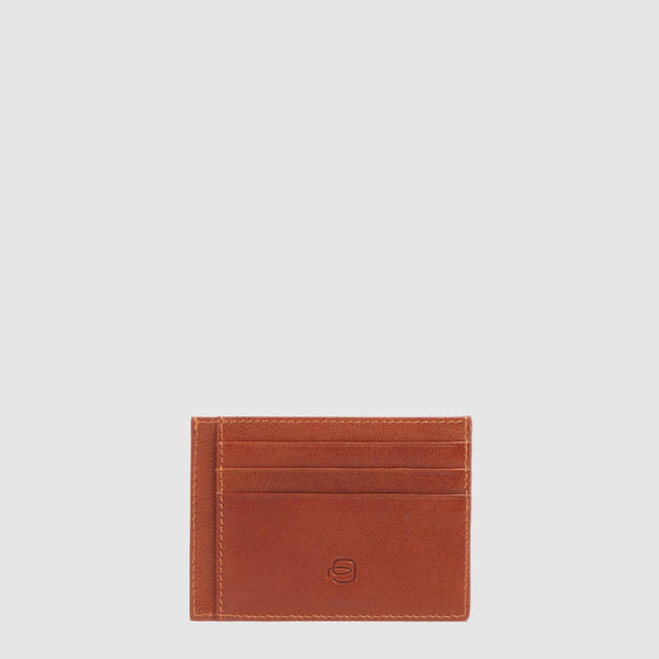 Slim Leather Card Holder with 6 Slots and RFID Protection - 2