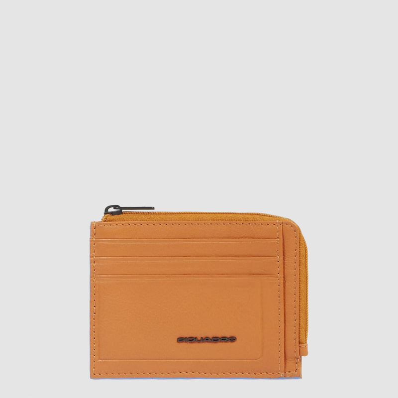 Porte-monnaie zippé avec porte-cartes de crédit